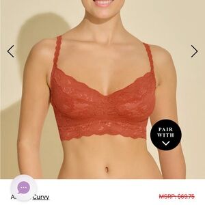 Cosabella Never Say Never Sweetie Bralette in Amaretto Medium